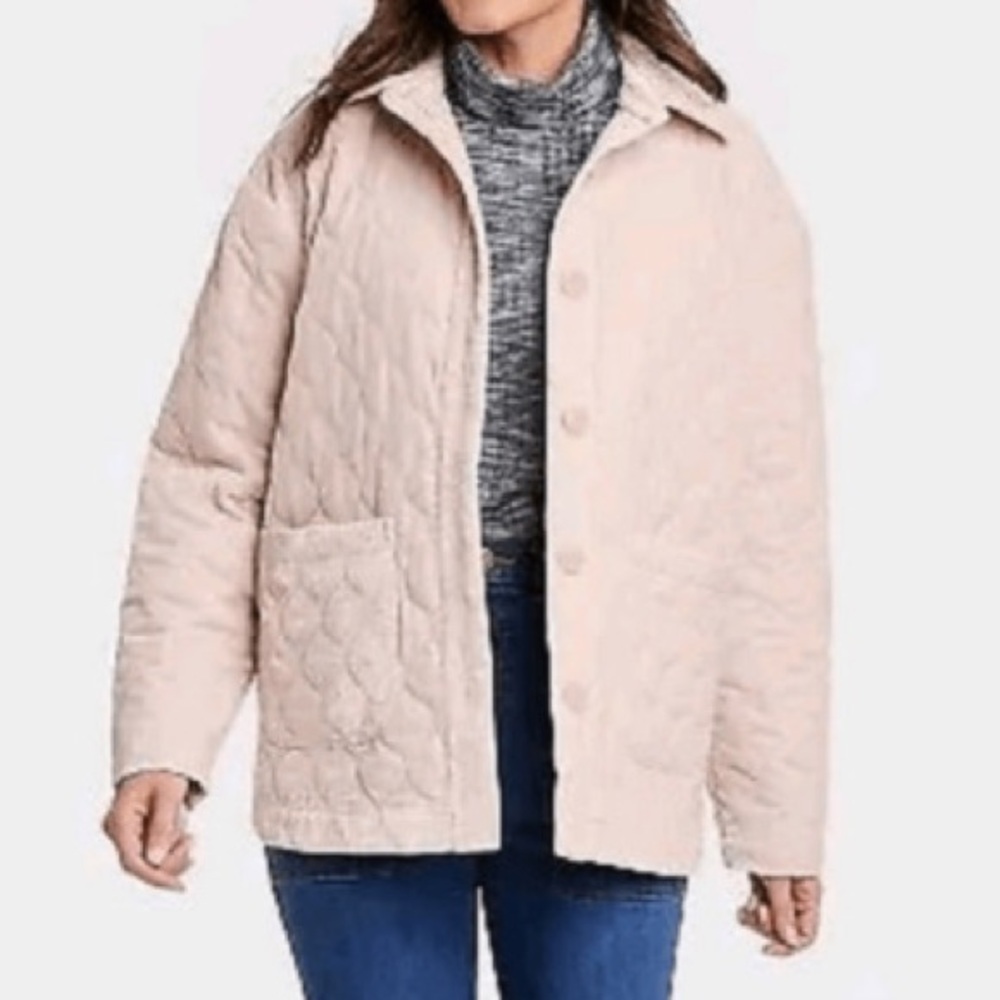 Velvet Quilted Jacket - Knox Rose